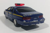 1996 Road Champs Chevrolet Caprice New York State Police State Trooper Dark Blue 1/43 Scale Die Cast Toy Car Emergency Vehicle - Treasure Valley Antiques & Collectibles