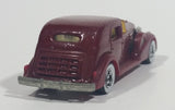 1983 Hot Wheels '35 Classic Caddy Cadillac Maroon Die Cast Toy Car Vehicle - Treasure Valley Antiques & Collectibles