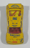 Vintage Majorette Peugeot 405 T 16 Yellow No. 202 with Esso and Michelin Logos 1/60 Scale Die Cast Toy Car Vehicle Made in France - Treasure Valley Antiques & Collectibles