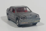 Vintage Majorette Mercedes 190E 2.3 - 16 Grey Silver No. 231 Die Cast Toy Car Vehicle with Opening Doors 1/59 Scale Made in France - Treasure Valley Antiques & Collectibles
