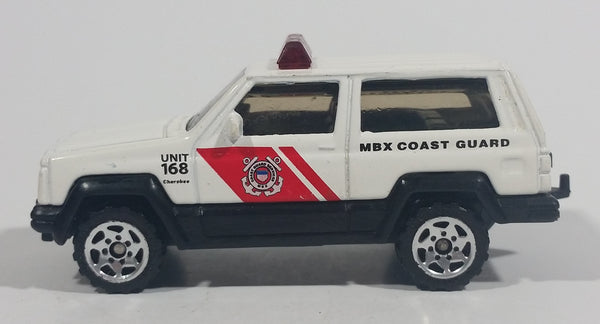 2006 Matchbox Coast Guard Jeep Cherokee White Die Cast Toy Car Rescue Emergency Vehicle - Treasure Valley Antiques & Collectibles