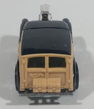 2001 Hot Wheels First Editions MG Rover Morris Wagon Black Tan Die Cast Toy Car Vehicle