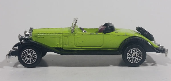 Vintage Rare 1970s TinToys W.T. 303 1931 Rolls-Royce Phantom II Lime Green Die Cast Tin Toy Antique Classic Car Vehicle - Hong Kong - Treasure Valley Antiques & Collectibles