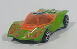 2007 Hot Wheels Three Trick Track Swoopy Do Metalflake Green Die Cast Toy Car Vehicle - Treasure Valley Antiques & Collectibles
