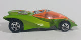 2007 Hot Wheels Three Trick Track Swoopy Do Metalflake Green Die Cast Toy Car Vehicle - Treasure Valley Antiques & Collectibles