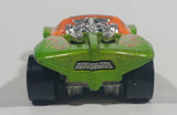 2007 Hot Wheels Three Trick Track Swoopy Do Metalflake Green Die Cast Toy Car Vehicle - Treasure Valley Antiques & Collectibles