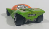 2007 Hot Wheels Three Trick Track Swoopy Do Metalflake Green Die Cast Toy Car Vehicle - Treasure Valley Antiques & Collectibles