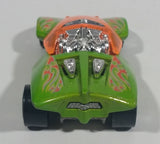 2007 Hot Wheels Three Trick Track Swoopy Do Metalflake Green Die Cast Toy Car Vehicle - Treasure Valley Antiques & Collectibles