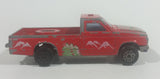 Rare Vintage Majorette Camping Car Truck Red Die Cast Toy Car Vehicle No. 278 1/60 Scale