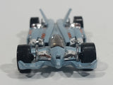 2002 Hot Wheels Jet Threat 3.0 Light Metallic Blue Die Cast Toy Race Car Vehicle - Treasure Valley Antiques & Collectibles