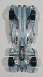 2002 Hot Wheels Jet Threat 3.0 Light Metallic Blue Die Cast Toy Race Car Vehicle - Treasure Valley Antiques & Collectibles