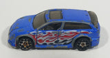 2005 Hot Wheels Dual Cool Audacious Blue Die Cast Toy Car Vehicle