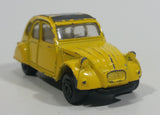 Rare Maisto 1968 Citroen 2CV Yellow 1/64 Scale Die Cast Toy Car Vehicle