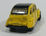 Rare Maisto 1968 Citroen 2CV Yellow 1/64 Scale Die Cast Toy Car Vehicle