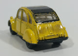 Rare Maisto 1968 Citroen 2CV Yellow 1/64 Scale Die Cast Toy Car Vehicle