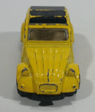 Rare Maisto 1968 Citroen 2CV Yellow 1/64 Scale Die Cast Toy Car Vehicle