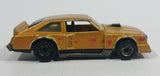1983 Hot Wheels Flat Out 442 Metalflake Gold Die Cast Toy Muscle Car Vehicle - Treasure Valley Antiques & Collectibles