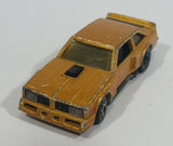 1983 Hot Wheels Flat Out 442 Metalflake Gold Die Cast Toy Muscle Car Vehicle - Treasure Valley Antiques & Collectibles