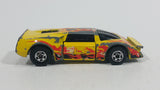 1985 Hot Wheels Crack-Ups Exotic (side crash) Side Banger Yellow Die Cast Toy Muscle Car Vehicle Hong Kong - Treasure Valley Antiques & Collectibles