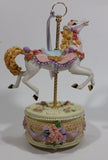 Decorative Carousel Horse on a Cake Music Box - Plays a song with a nice melody - Treasure Valley Antiques & Collectibles