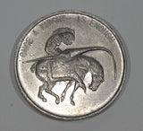 Vintage Once A King Always A King - Once A Knight Is Enough Collectible Metal Coin Token - Treasure Valley Antiques & Collectibles