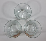 Set of 3 Vintage Libbey Pheasant Hunting Game Bird Gold Rimmed 5" Rocks Glasses - Treasure Valley Antiques & Collectibles