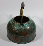 Vintage Revere Ware Rome, New York Copper Tea Kettle with Wooden Handle - No Lid - Treasure Valley Antiques & Collectibles