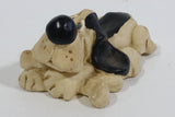 Russ Kathleen Kelly Critter Factory Black and White Hound Dog Collectible Resin Figurine #14200 Made in China - Treasure Valley Antiques & Collectibles
