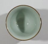 Vintage Black and Brown Gold Eastern Style Small Finger Bowl Marked S on the bottom with Asian Characters - Treasure Valley Antiques & Collectibles