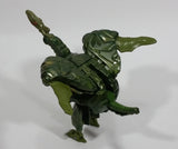 Vintage 1985 Bandai Tonka GoBots Rock Lords Terra-Roc Rockasaurs Monstrous Green Transformer Action Figure Boulder Toy