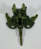 Vintage 1985 Bandai Tonka GoBots Rock Lords Terra-Roc Rockasaurs Monstrous Green Transformer Action Figure Boulder Toy
