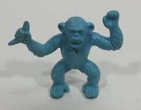 Vintage 1980s Diener Inc Light Blue Monkey Holding up A Banana Eraser Collectible - Treasure Valley Antiques & Collectibles