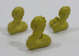 Vintage 1981 DFC Dragonriders Of The Styx Faceless Naga 2" Mini Green Snakes Toy Figures - Lot of 3