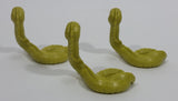 Vintage 1981 DFC Dragonriders Of The Styx Faceless Naga 2" Mini Green Snakes Toy Figures - Lot of 3