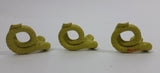 Vintage 1981 DFC Dragonriders Of The Styx Faceless Naga 2" Mini Green Snakes Toy Figures - Lot of 3
