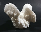 Vintage Alabaster White Dove Love Bird Sculptures Ornament Made In Italy - Very Fragile - Treasure Valley Antiques & Collectibles