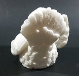 Vintage Alabaster White Dove Love Bird Sculptures Ornament Made In Italy - Very Fragile - Treasure Valley Antiques & Collectibles