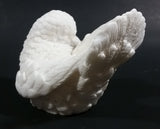 Vintage Alabaster White Dove Love Bird Sculptures Ornament Made In Italy - Very Fragile - Treasure Valley Antiques & Collectibles
