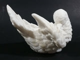 Vintage Alabaster White Dove Love Bird Sculptures Ornament Made In Italy - Very Fragile - Treasure Valley Antiques & Collectibles