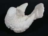 Vintage Alabaster White Dove Love Bird Sculptures Ornament Made In Italy - Very Fragile - Treasure Valley Antiques & Collectibles