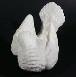Vintage Alabaster White Dove Love Bird Sculptures Ornament Made In Italy - Very Fragile - Treasure Valley Antiques & Collectibles
