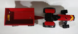 Vintage Tonka Tractor with Trailer XMB-975 Red Pressed Steel Toy Farming Machinery Vehicle Collectible - Treasure Valley Antiques & Collectibles