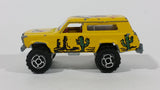 Vintage Majorette No. 236 4x4 Cherokee Indian Yellow 1:64 Scale Die Cast Toy Car SUV Vehicle - Made in France - Treasure Valley Antiques & Collectibles