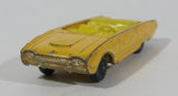 Vintage Husky Ford Thunderbird Convertible Yellow Die Cast Toy Car Vehicle - Made in Great Britain - Treasure Valley Antiques & Collectibles