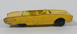 Vintage Husky Ford Thunderbird Convertible Yellow Die Cast Toy Car Vehicle - Made in Great Britain - Treasure Valley Antiques & Collectibles