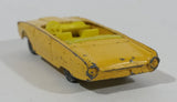 Vintage Husky Ford Thunderbird Convertible Yellow Die Cast Toy Car Vehicle - Made in Great Britain - Treasure Valley Antiques & Collectibles