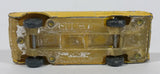 Vintage Husky Ford Thunderbird Convertible Yellow Die Cast Toy Car Vehicle - Made in Great Britain - Treasure Valley Antiques & Collectibles