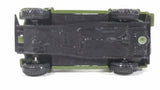Vintage 1980s Yatming Jeep CJ7 Army Green Camouflage Die Cast Toy Car Vehicle