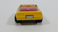 Rare Majorette Novacar No. 103 Chevrolet Corvette Grand Prix #23 Yellow Die Cast Plastic Body Toy Race Car Vehicle