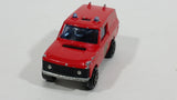 1980s Majorette Range Rover Fire Dept. District 3 Red No. 246 1/60 Scale Die Cast Toy Car Emergency Vehicle w/ Hitch - Treasure Valley Antiques & Collectibles